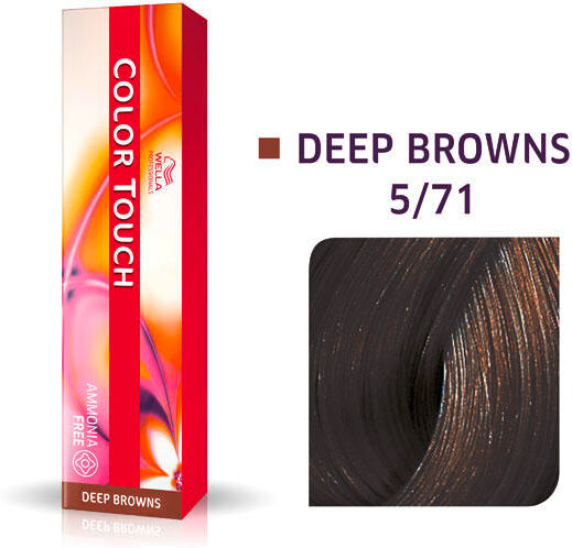 wella color touch deep browns 5/71 marrone chiaro marrone cenere