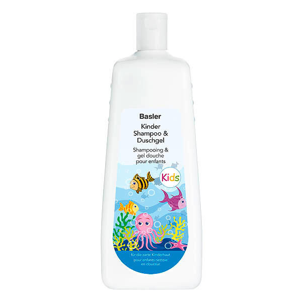 basler shampoo e gel doccia per bambini bottiglia economica da 1 litro