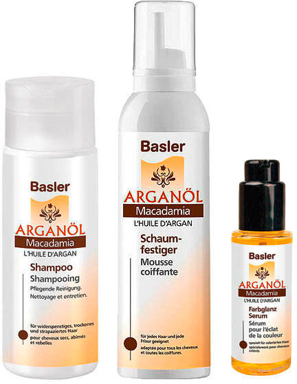 basler nature & wellness set speciale olio di argan e macadamia