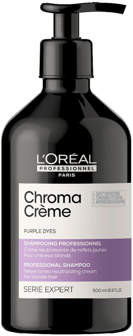 l'oréal professionnel paris serie expert chroma crème professional shampoo purple 500 ml viola