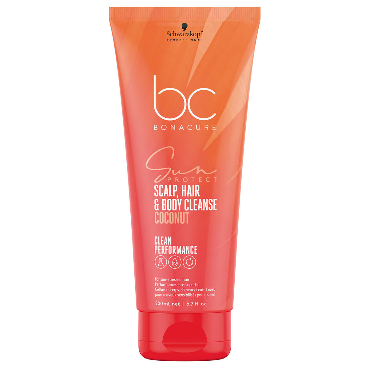 schwarzkopf professional bc bonacure sun protect sun protect scalp, hair & body cleanse 200 ml