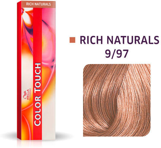 wella color touch rich naturals 9/97 biondo chiaro cendré marrone