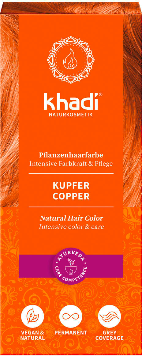 khadi pianta colore capelli rame 100 g