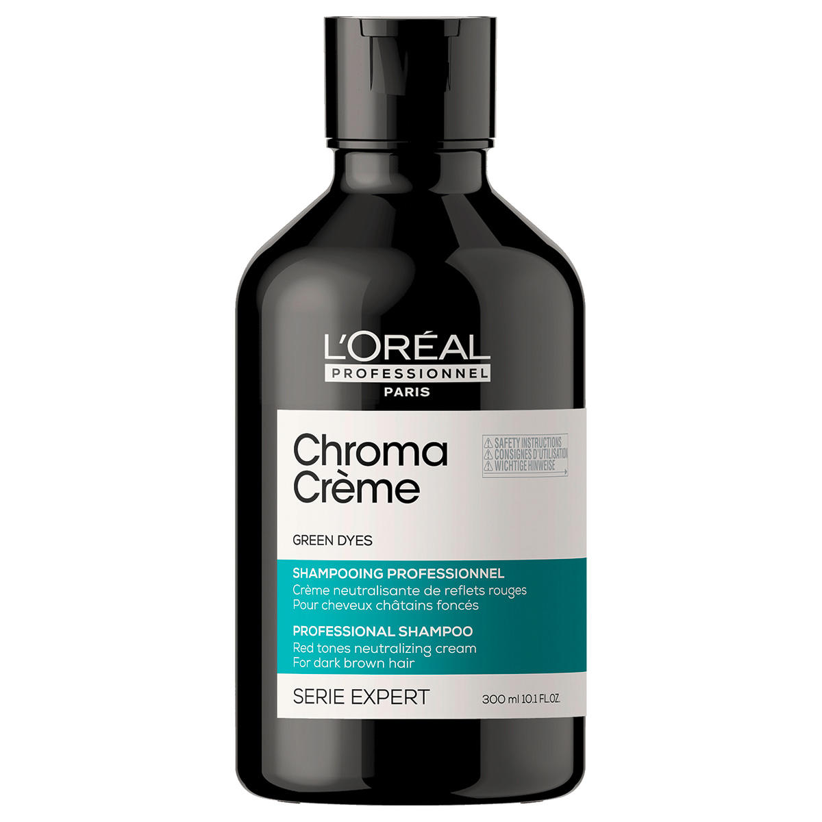 l'oréal professionnel paris serie expert chroma crème professional shampoo green 300 ml verde
