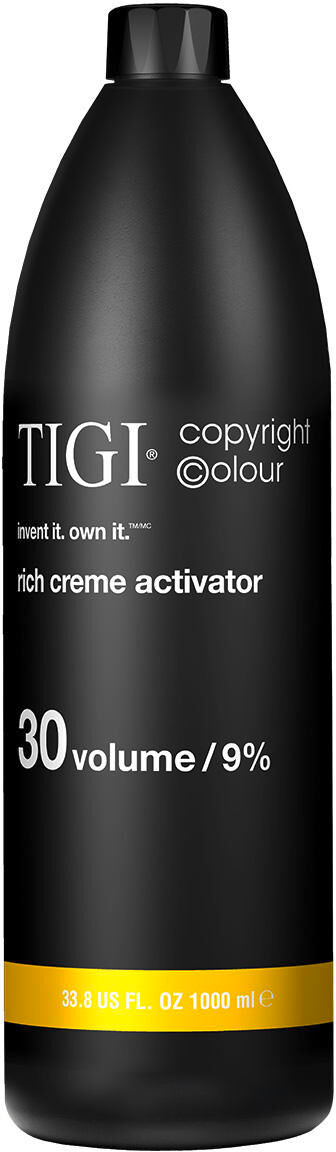 tigi copyright colour rich creme activator 9 % - 30 vol. 1 liter