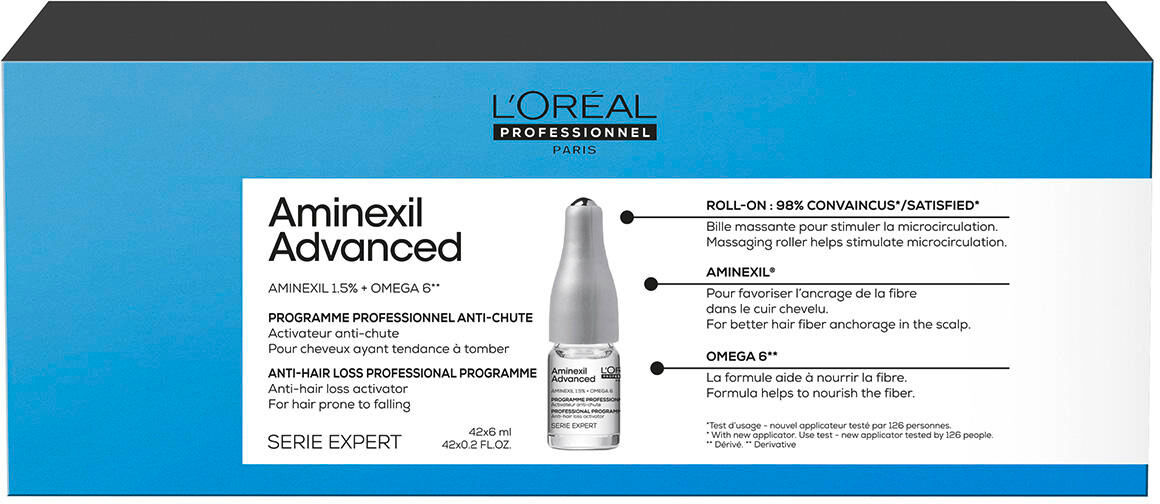 l'oréal professionnel paris serie expert aminexil advanced anti hair-loss activator treatment 42 x 6 ml