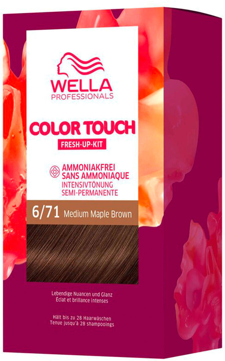 wella color touch fresh-up-kit 6/71 biondo scuro castano 130 ml