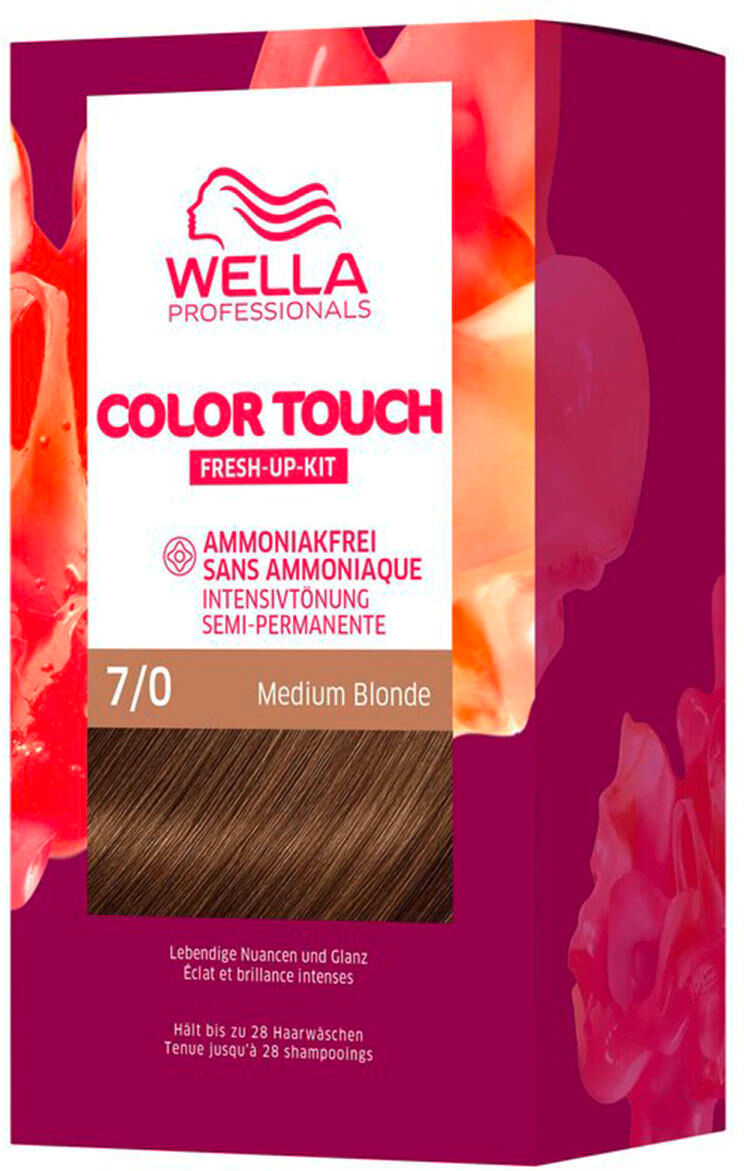 wella color touch fresh-up-kit 7/0 biondo medio 130 ml