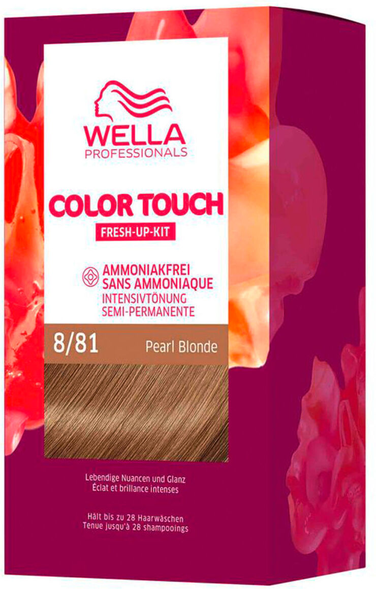 wella color touch fresh-up-kit 8/81 cenere perlata bionda chiara 130 ml