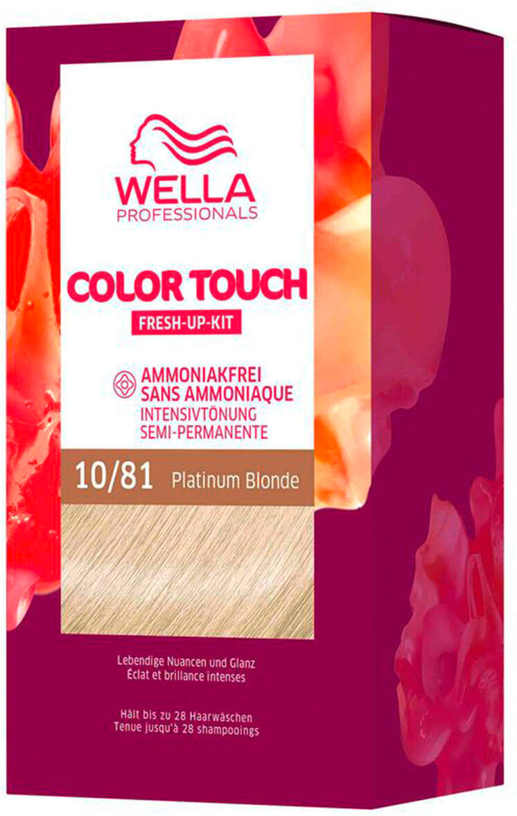 wella color touch fresh-up-kit 10/81 cenere perlata biondo chiaro 130 ml