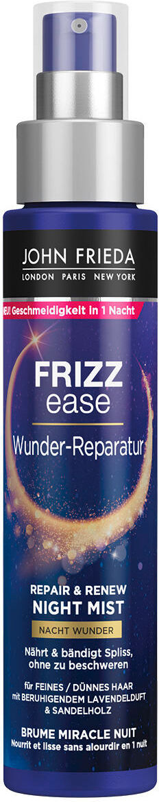 john frieda frizz ease miracle repair repair & renew night mist (nebbia da notte riparatrice e rinnovatrice) 100 ml