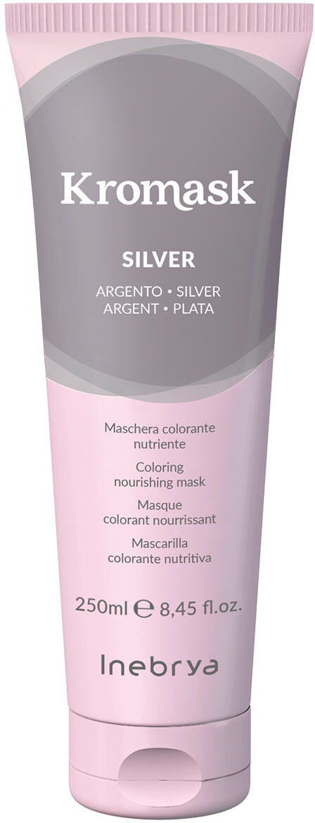 inebrya kromask coloring nourishing mask silver 250 ml