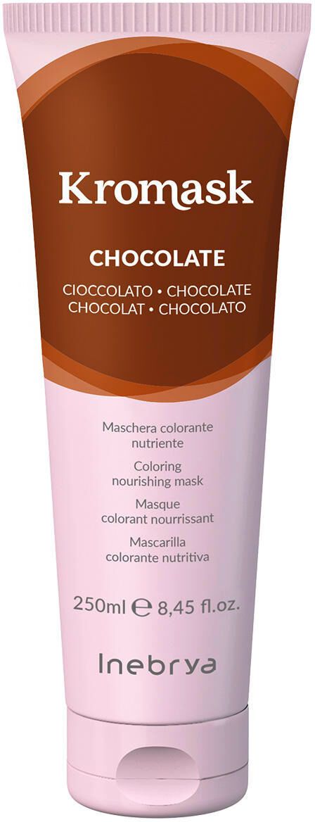 inebrya kromask coloring nourishing mask chocolate 250 ml