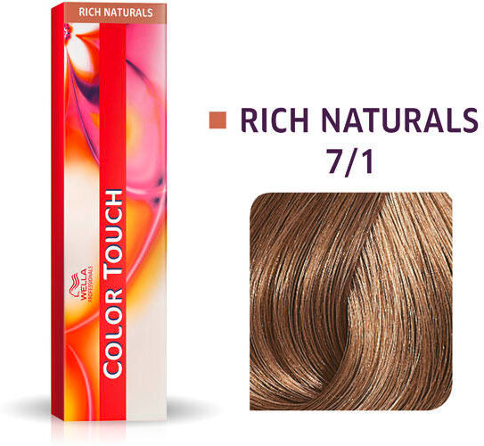 Wella Color Touch Rich Naturals 7/1 biondo medio cenere