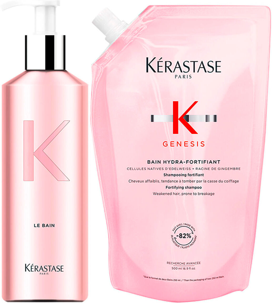 Kérastase Genesis Bain Hydra-Fortifiant Refill + Flasche 500 ml