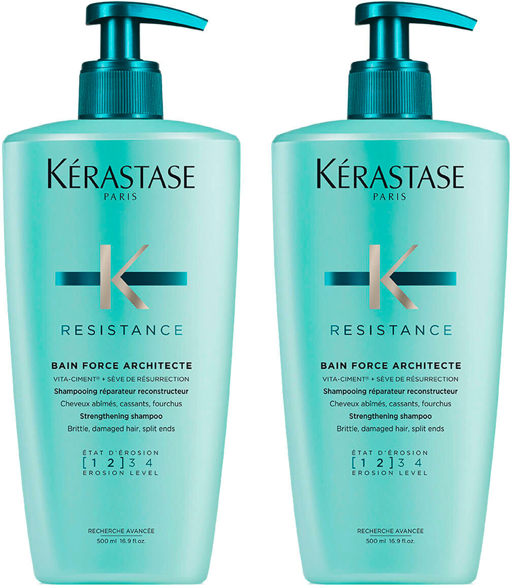 Kérastase Resistance Bain Force Architecte 2 x 500 ml