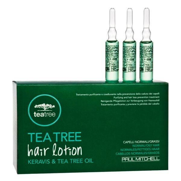 Paul Mitchell Tea Tree Hair Lotion Keravis & Tea Tree Oil Confezione con 12 x 6 ml