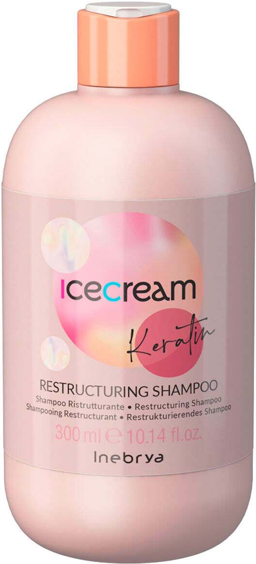 Inebrya Ice Cream Keratin Restructuring Shampoo 300 ml