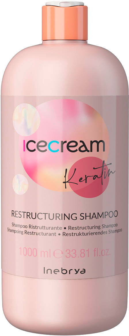 Inebrya Ice Cream Keratin Restructuring Shampoo 1 Liter