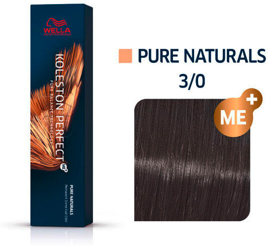 Wella Koleston Perfect ME+ Pure Naturals 3/0 Marrone scuro, 60 ml