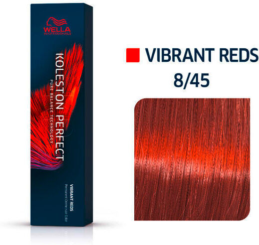 Wella Koleston Perfect Vibrant Reds 8/45 Biondo chiaro Rosso Mogano, 60 ml