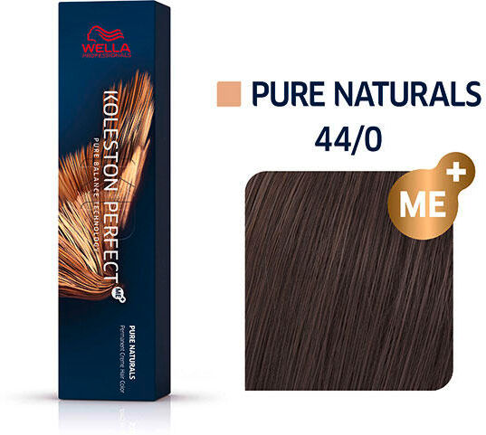 Wella Koleston Perfect ME+ Pure Naturals 44/0 Marrone medio intensivo naturale opaco 60 ml