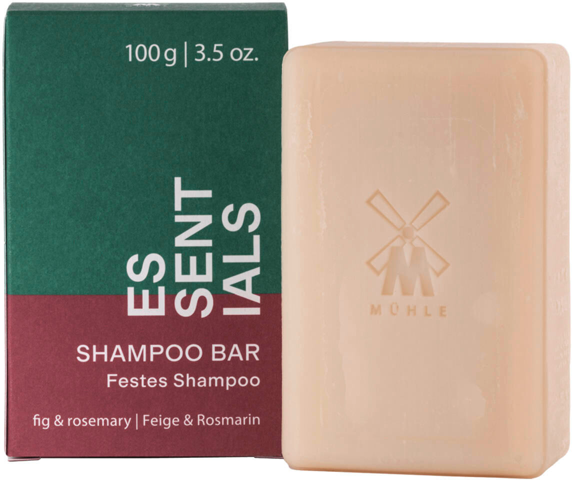 MÜHLE ESSENTIALS Shampoo solido Fico e rosmarino 100 g