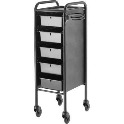 Efalock Piccolo 84/5 Clictec Black Edition - Carrello per parrucchiere Efalock Piccolo 84/5 Clictec Black Edition - Carrello per parrucchiere