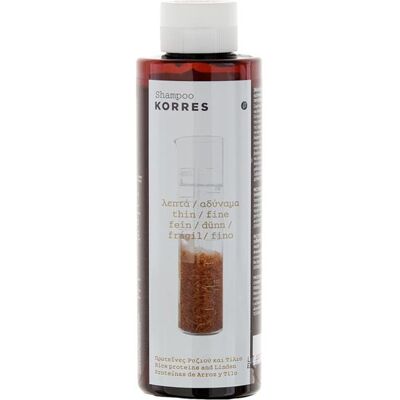 Shampoo Korres con Proteine di Riso e Tiglio (250 ml) Shampoo Korres con Proteine di Riso e Tiglio (250 ml)
