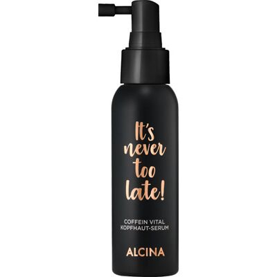 Alcina It's never too late Siero vitale per il cuoio capelluto alla caffeina 100 ml Alcina It's never too late Siero vitale per il cuoio capelluto alla caffeina 100 ml