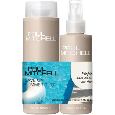 Paul Mitchell Save On Summer Duo Shampoo Three (Shampoo 300ml + Spray 150ml) Paul Mitchell Save On Summer Duo Shampoo Three (Shampoo 300ml + Spray 150ml)