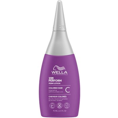 Wella Professionals Pro+ PERFORM Perm Lotion C - per capelli colorati o per risultati di ondulazione più leggeri sui capelli naturali 75 ml Wella Professionals Pro+ PERFORM Perm Lotion C - per capelli colorati o per risultati di ondulazione più leggeri sui capelli naturali 75 ml