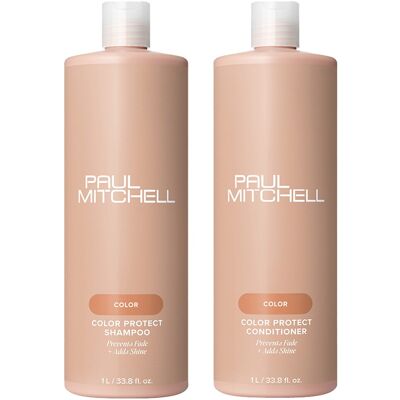 Shampoo e Balsamo Paul Mitchell Color Protect - Per capelli trattati con colore Shampoo e Balsamo Paul Mitchell Color Protect - Per capelli trattati con colore