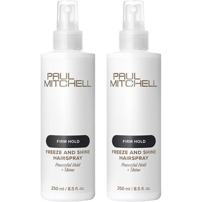 500ml Paul Mitchell Firm Style Paul Mitchell Freeze and Shine Super Spray Duo, confezione piccola (2 x 250 ml) 500ml Paul Mitchell Firm Style Paul Mitchell Freeze and Shine Super Spray Duo, confezione piccola (2 x 250 ml)