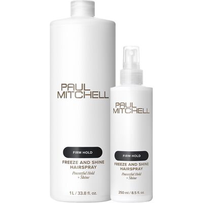 Paul Mitchell Firm Style Duo Freeze and Shine Super Spray (1000 ml + 250 ml) Paul Mitchell Firm Style Duo Freeze and Shine Super Spray (1000 ml + 250 ml)