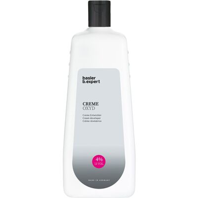 Basler Cremeossido 4 %, Bottiglia da 1 litro - Prodotto decolorante per capelli Basler Cremeossido 4 %, Bottiglia da 1 litro - Prodotto decolorante per capelli