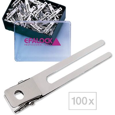Efalock Professional Fermagli per capelli - No. 6 Acciaio inossidabile Efalock Professional Fermagli per capelli - No. 6 Acciaio inossidabile