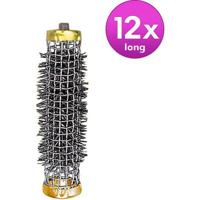 MyBrand Arricciacapelli a filo con setole Colore oro, Ø 13 mm, per confezione 12 pezzi MyBrand Arricciacapelli a filo con setole Colore oro, Ø 13 mm, per confezione 12 pezzi