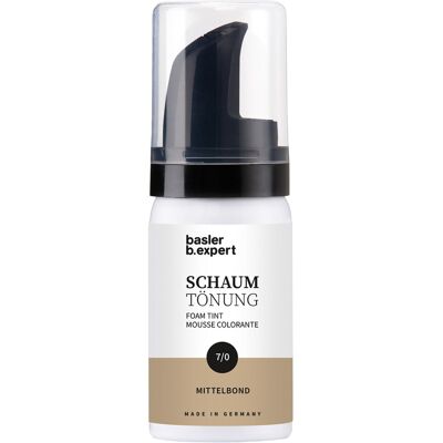 basler Tinta di schiuma 7/0 biondo medio, contenuto 30 ml basler Tinta di schiuma 7/0 biondo medio, contenuto 30 ml