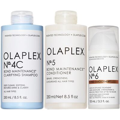 Olaplex - Trio Set - 4C Shampoo - Leave-In - Cura dei capelli Olaplex - Trio Set - 4C Shampoo - Leave-In - Cura dei capelli