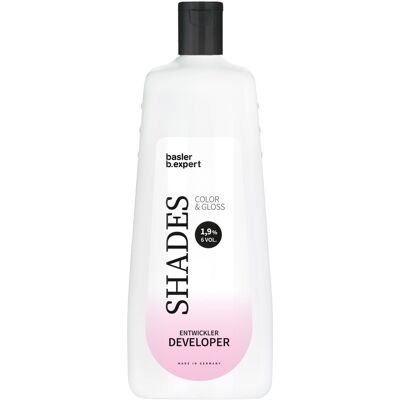 basler SHADES Developer 1,9 % - 6 Vol. 1 Liter basler SHADES Developer 1,9 % - 6 Vol. 1 Liter