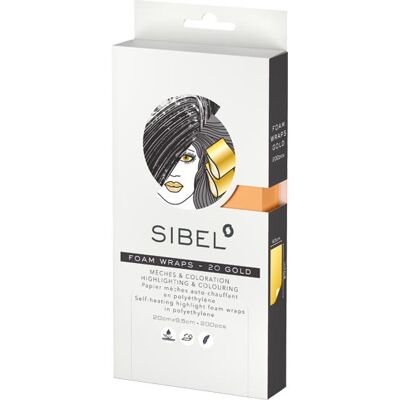 Carta di Schiuma Oro Sibel - Accessori per Colorazione Capelli Carta di Schiuma Oro Sibel - Accessori per Colorazione Capelli