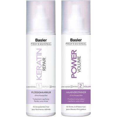 Basler Keratin Care System - Riparazione e volume per capelli danneggiati Basler Keratin Care System - Riparazione e volume per capelli danneggiati