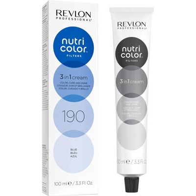 Revlon Nutri Color Filters Blu 190 - Balsamo per colore capelli Revlon Nutri Color Filters Blu 190 - Balsamo per colore capelli