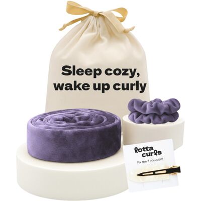 lotta curls Set di nastri arricciacapelli viola brillante lotta curls Set di nastri arricciacapelli viola brillante