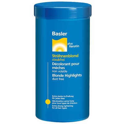 Basler Polvere decolorante per capelli biondi - Extra forte, senza polvere, con cheratina Basler Polvere decolorante per capelli biondi - Extra forte, senza polvere, con cheratina