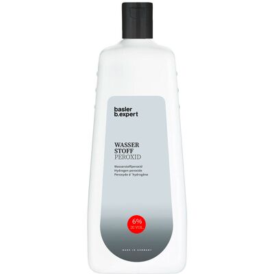 Perossido di idrogeno 6 % - Bottiglia da 1 litro per colorazione capelli Perossido di idrogeno 6 % - Bottiglia da 1 litro per colorazione capelli