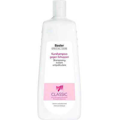 Basler Modello - Shampoo anti-forfora con bottiglia da 1L - Cura di capelli e cuoio capelluto Basler Modello - Shampoo anti-forfora con bottiglia da 1L - Cura di capelli e cuoio capelluto