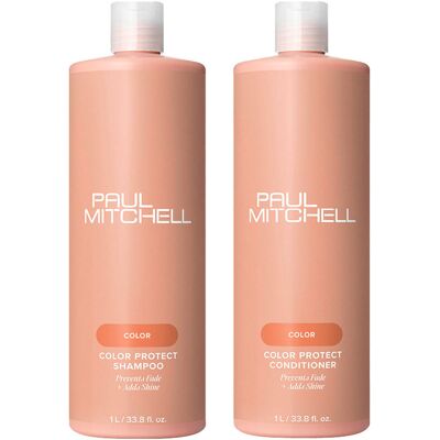 Shampoo e Balsamo Paul Mitchell Color Protect - Per capelli trattati con colore Shampoo e Balsamo Paul Mitchell Color Protect - Per capelli trattati con colore
