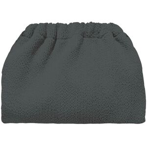 sorbet island Crinkle Clutch Bag Charcoal